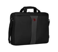 WENGER Legacy 17 Mallette pour Ordinateur Portable 17 Pouces, Porte-Documents, Système d’Organisation, 12 l, Femmes Hommes, Bureau Voyages d’Affaires Uni, Noir/Gris, 600654