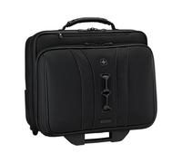 WENGER Legacy Black Series Mallette, Sac avec roulettes pour Portable, Trolley, Notebook Jusqu’à 15,6’’, 29 l, Bureau Affaires Fac École, Noire, 653631