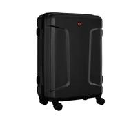 WENGER Legacy Valise Rigide à 4 roulettes avec verrou de sécurité pour Homme et Femme, Noir, m, Hardside Bagage Extensible à roulettes
