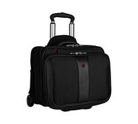 WENGER Patriot Porte-Documents, Sacoche à roulettes 2 en 1 pour Ordinateur Portable 17 Pouces, 32 l, Femmes Hommes, Bureau Affaires Uni École, Noir, 600662