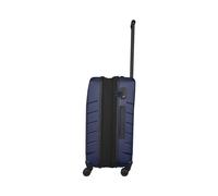WENGER Pegasus Medium Valise Rigide à 4 roulettes, Trolley, Moyen Format, 66 (79) l, Serrure de sécurité, Femmes Hommes, Voyages Vacances, Bleue, 610851