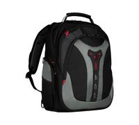 WENGER Pegasus Sac à Dos pour Ordinateur Portable 17 Pouces avec Poche pour Tablette Tactile 12 Pouces, Système d’Organisation, 25 l, Femmes Hommes, Bureau Voyages d’Affaires Uni, Gris, 600639