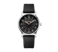 WENGER pour Homme. Analogique Quartz Montre avec Bracelet en Cuir 01.1641.115