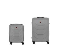 WENGER Prymo Set de 2 valises, Bagage S + L Valise de Voyage, Coque Rigide, 36 (43) l + 93 (107) l, Extensible