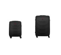 WENGER Prymo Set de 2 valises, Bagage S + L Valise de Voyage, Coque Rigide, 36 (43) l + 93 (107) l, Extensible