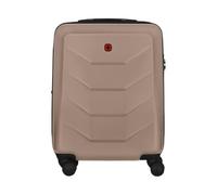 WENGER Prymo Valise Cabine Rigide S, 36/43 l Expandable, TSA, Bronze | Bagage cabine extensible 55 x 40 x 20/25 cm pour voyages avec 4 roulettes doubles et serrure de sécurité Travel Sentry