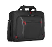 WENGER Sensor Porte-Documents, Mallette pour Ordinateur Portable 15 Pouces, 9 l, Femmes Hommes, Bureau Affaires Uni, Noir/Gris, 600643