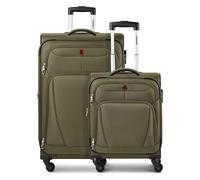 Wenger Set de valises Beaumont à 4 roues S+L avec soufflet d'extension olive