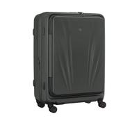 WENGER Skyon Large Valise Rigide à 4 roulettes, Trolley, Grand Format, 103 (120) l, Serrure de sécurité, Femmes Hommes, Voyages Vacances, Anthracite, 653567