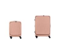 WENGER Skyon Set de 2 Valises S/L 35/45 l et 103/120 l Rigide et Extensible | Set de valises pour voyages et vacances avec serrure TSA, compartiment PC 16 pouces, port USB et 4 doubles roues.