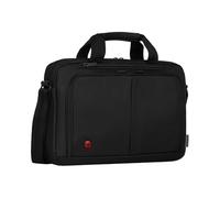 WENGER Source Mallette pour Ordinateur Portable 14 Pouces et Tablette Tactile 10 Pouces, Porte-Documents, Système d’Organisation, 5 l, Femmes Hommes, Bureau Voyages d’Affaires Uni, Noir, 601064