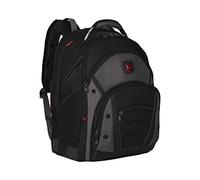 WENGER Synergy Sac à Dos pour Ordinateur Portable 16 Pouces avec Poche pour Tablette Tactile 10 Pouces, 26 l, Femmes Hommes, Bureau Voyages d’Affaires Uni, Noir/Gris, 600635
