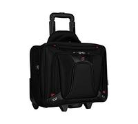 WENGER Transfer Porte-Documents, Sacoche à roulettes pour Ordinateur Portable 16 Pouces, Tablette Tactile 10 Pouces, 20 l, Femmes Hommes, Bureau Affaires Uni École, Noir, 600664