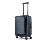 WENGER Valise cabine avec compartiment pour ordinateur portable, bleu marine, S, Bagages rigides