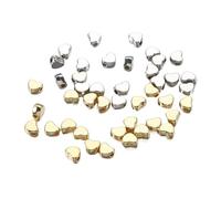 WENH 100 Perles d'espacement « Love Gasket » en Acrylique for la création de Bijoux (Colliers, Bracelets, etc.).(Mixed)