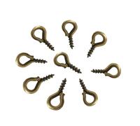 WENH 200 œillets à vis de 4 x 8/5 x 10 mm for la création de Bijoux et Autres Loisirs créatifs.(Bronze Color,4x8mm)