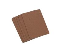 WENH 50 Ensembles de présentoirs for Boucles d'oreilles, Colliers et Boucles d'oreilles, sachets Auto-adhésifs en Papier Kraft.(6x9cm Brown)