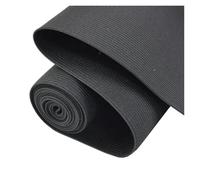 WENH Bande élastique Large en Caoutchouc Noir et Blanc de 1 mètre, 10 à 50 cm, for vêtements, Robe, Taille, Ruban Extensible, Bricolage, Pantalons, Accessoires de Couture(25cm-1Meter)
