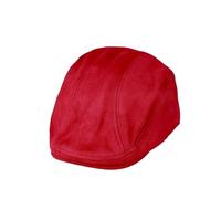 WENH Bérets for Hommes, Chapeau Coupe-Vent, Style rétro, for Printemps, Automne et Hiver(Red,XL 60-62CM)