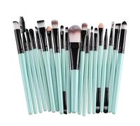WENH Ensemble de pinceaux de maquillage 20 pièces Ensemble de pinceaux for fard à paupières Ensemble de pinceaux for fond de teint Outils de beauté Fibres synthétiques douces Ensemble complet de pince