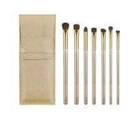 WENH Ensemble de pinceaux de maquillage 7 pièces Pinceau de maquillage for les yeux for femmes Pinceau de maquillage for les yeux en queue de cheval Outil de maquillage for ombre à paupières Pinceau à