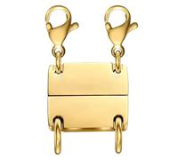 WENH Fermoir de Collier superposé, séparateur de Collier Couleur Or 18 carats et Argent for superposer Plusieurs fermoirs et Fermetures for Femmes(2)