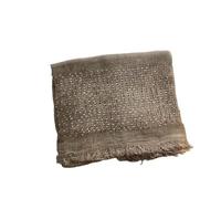 WENH Foulard en coton surdimensionné for femmes, écharpe d'hiver avec paillettes, Long châle solide, Hijab musulman, tricoté chaud et épais(Khaki)