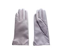 WENH Gants en cuir et peau de mouton for femme, chauds, doublés polaire, couleur tendance, fins, for activités de plein air(Light pink,7 1/2)