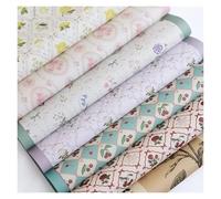 WENH Lot de 10 feuilles de papier cadeau épais for bouquets de fleurs, 53 x 42 cm, série printemps, for cadeaux(DARK GRAY)