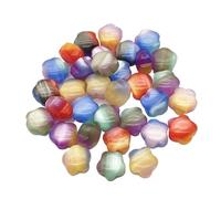 WENH Lot de 100 perles en résine effet œil de chat, 20 mm, for boucles d'oreilles et colliers faits main. Accessoires et composants de bijoux.(Random mix)