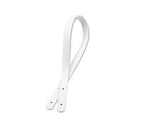 WENH Lot de 2 anses en Cuir PU de 60 cm, résistantes, for Sacs à bandoulière, avec bandoulière Amovible et Anse rétro for Femme. À Faire soi-même. Bandoulière de Rechange for Sac à Main.(White)