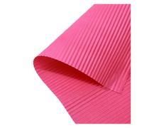 WENH Lot de 20 feuilles de papier ondulé uni 50 x 65 cm, for emballage de fleurs, papier froissé, for bouquet de roses, épais, coloré, origami(MULTI)