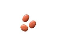 WENH Lot de 300 perles plates ovales en acrylique effet marbre, 19 x 15 mm, for la fabrication de bijoux(Army green)