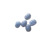 WENH Lot de 300 perles plates ovales en acrylique effet marbre, 19 x 15 mm, for la fabrication de bijoux(NUDE)