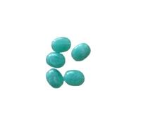 WENH Lot de 300 perles plates ovales en acrylique effet marbre, 19 x 15 mm, for la fabrication de bijoux(Hot Pink)
