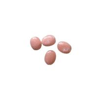 WENH Lot de 300 perles plates ovales en acrylique effet marbre, 19 x 15 mm, for la fabrication de bijoux(Silver)