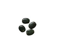 WENH Lot de 300 perles plates ovales en acrylique effet marbre, 19 x 15 mm, for la fabrication de bijoux(Red)