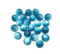 WENH Lot de 500 perles rondes épaisses en résine effet œil de chat de 12 mm for colliers faits main et accessoires de bricolage.(Blue)