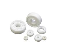 WENH Micro paroi fine en céramique de zircone, roulement 3x6x2.5 4x7x2.5 5x8x2.5 6x10x3 7x11x3 8x12x3.5 9x14x3 Mm, isolation électrique(10Pcs,4x16x5mm)