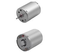 WENH Mini Moteur à balais CC magnétique Puissant 370 6 V, 12 V, 24 V, 6000 TR/Min, 8500 TR/Min, Haute Vitesse, 1,38 à 4,43 W(6000rpm,12V)