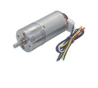 WENH Moteur à Engrenages à Couple élevé 25GA370 DC 6 V, 12 V, 24 V avec encodeur(170RPM_6V)