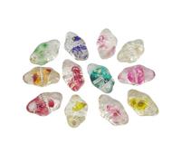 WENH Nouveauté! Lot de 100 perles en résine en forme de nuage et de fleur, 28 x 16 mm, for boucles d'oreilles et colliers faits main.