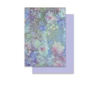 WENH Papier cadeau kraft style peinture à l'huile, 50 x 35 cm, for loisirs créatifs, cadeaux, 10 feuilles/paquet, multicolore(Type B)