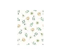 WENH Papier peint autocollant en PVC givré résistant à l'humidité de 3 mètres, autocollants muraux de fond de maison, papier peint autocollant à motif floral(Champagne)