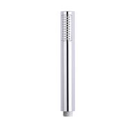 WENH Pommeau de douche mince plaqué ABS chromé accessoire de salle de bain pommeau de douche à main rond à effet pluie(Silver)