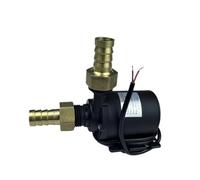 WENH Pompe à eau Submersible 12V haute pression DC 24V ascenseur 5M 800L/H pompes à eau à moteur sans balais avec Joints en laiton(24V wire connection)