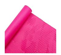 WENH Rouleau de papier cadeau en nid d'abeille de couleur unie, extensible, ne se casse pas facilement, doublure intérieure, bouquet floral(Plum)