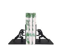 Wenhua Serre-Livres Noir, Bibliothèque Créative Dragon Ball Legend avec Étagère, Support De Livre Décoratif pour Étudiants (Serre-Livres Noirs),a