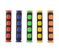 WENINETIES 1 Paire Poignées de Vélo pour Vélos VTT pour Scott Genius eRide 930 Lumen eRide 910 Patron eRide 910, Grips de Guidon de Vélo Ergonomiques Antidérapantes en Caoutchouc,Red