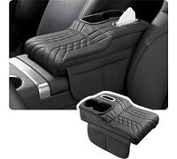 WENINETIES 1 Pièce Coussin D'Accoudoir pour Ford Focus St-Line MK4 202, Protection de Console Centrale Coussin de Siège Voiture Confortable Cuir Noir